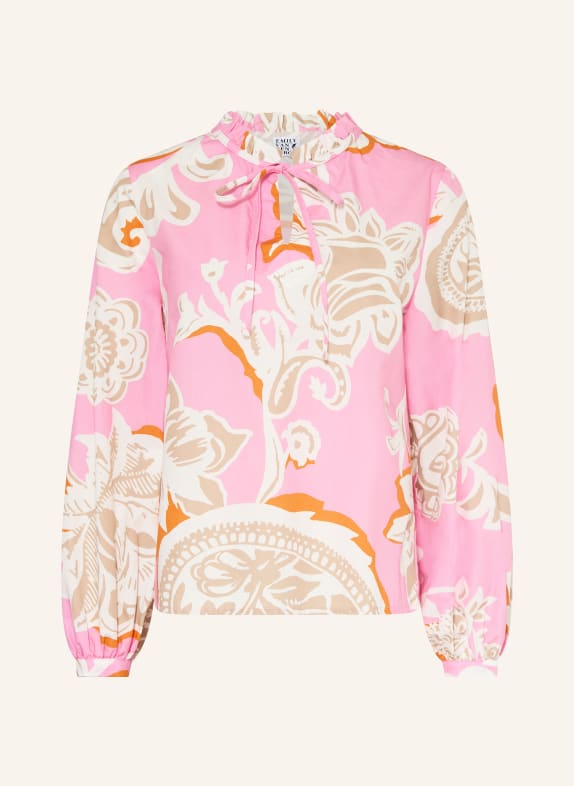 Emily VAN DEN BERGH Blusenshirt ROSA / CREME / ORANGE