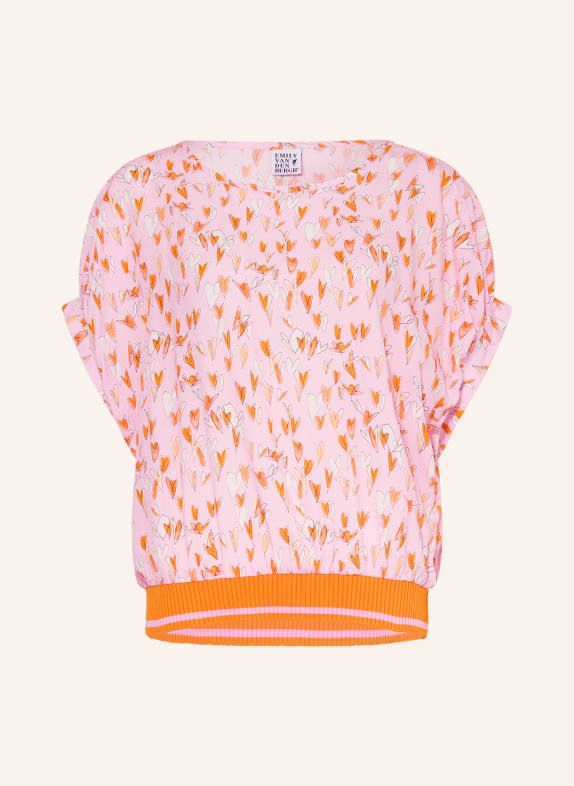 Emily VAN DEN BERGH Blusenshirt HELLROSA / ORANGE