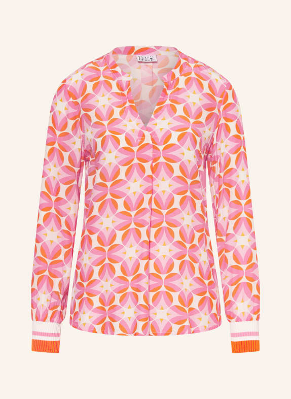 Emily VAN DEN BERGH Blusenshirt ECRU / NEONROSA / ORANGE