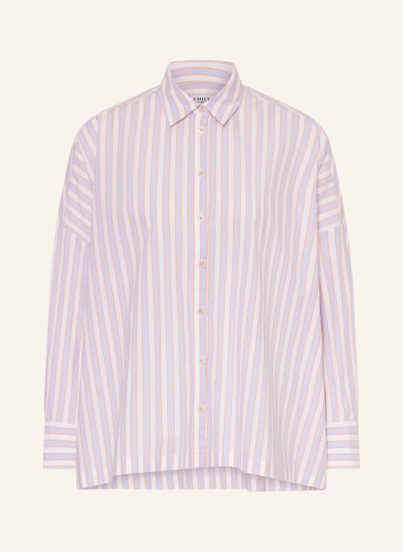 Emily VAN DEN BERGH košile BÍLÁ / TMAVĚ ORANŽOVÁ / TMAVĚ MODRÁ