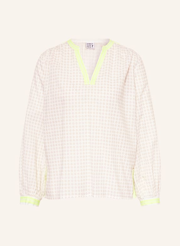 Emily VAN DEN BERGH blouse shirt ECRU / LIGHT BROWN