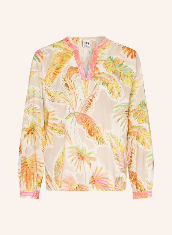 Emily VAN DEN BERGH Blusenshirt BEIGE / PINK / GELB