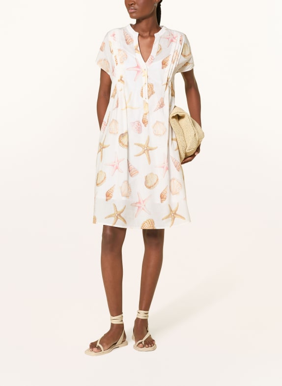 Emily VAN DEN BERGH robe ÉCRU / MARRON CLAIR / BEIGE