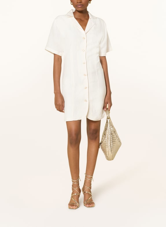 FABIENNE CHAPOT Kleid MELODY mit Leinen CREME