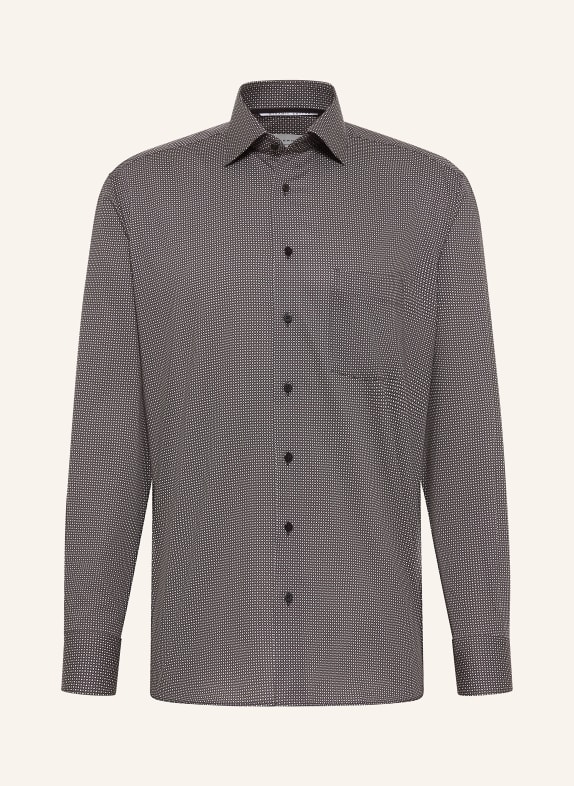 ETERNA Businesshemd Modern Fit TAUPE / WEISS / SCHWARZ