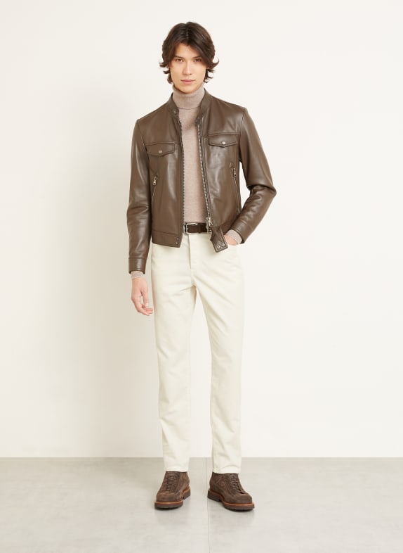 BRUNELLO CUCINELLI Cordbroek Slim Fit CRÈME
