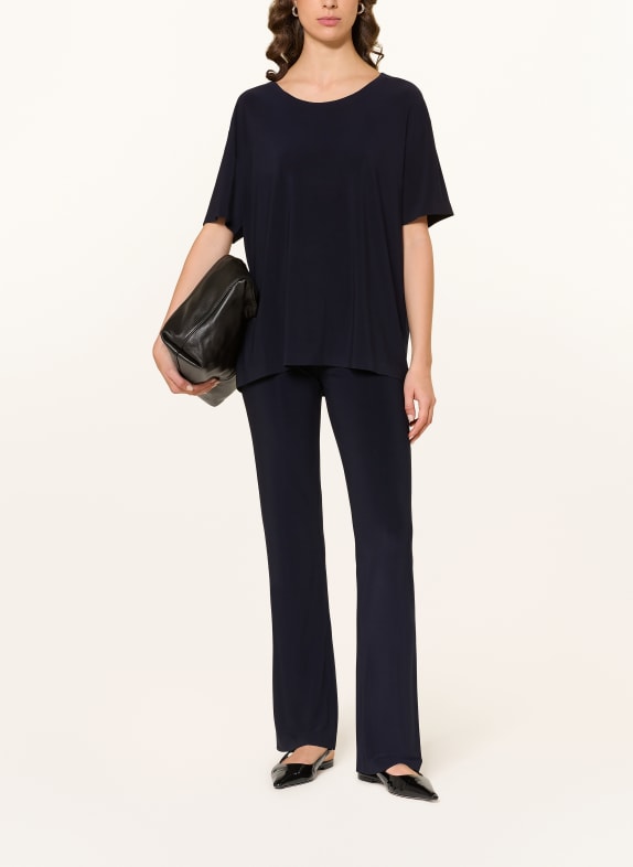 NORMA KAMALI T-shirt DONKERBLAUW