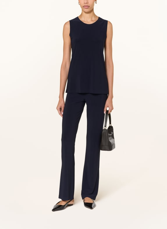 NORMA KAMALI Top DONKERBLAUW
