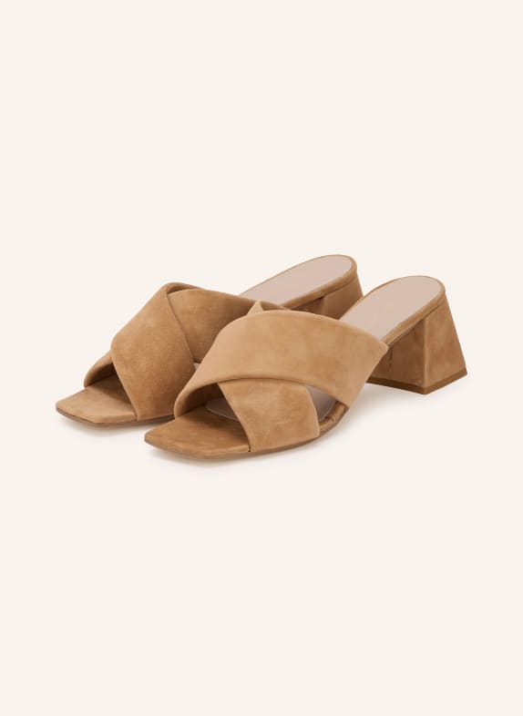 darling harbour mules CAMEL