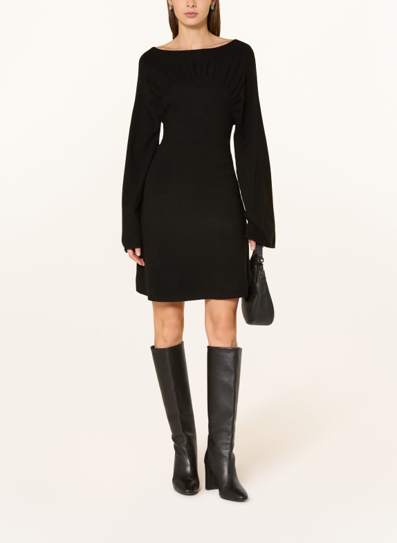 NEO NOIR Strickkleid HOLLA SCHWARZ