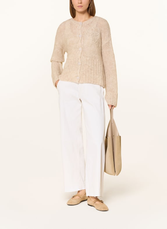 MILANO ITALY Wide Leg Jeans 104 OFFWHITE