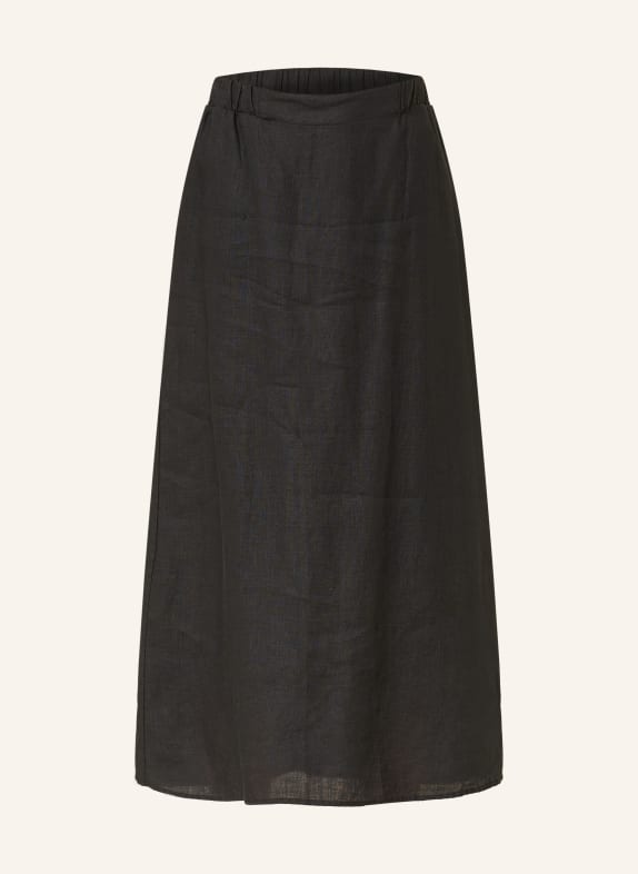TONNO & PANNA linen skirt BLACK