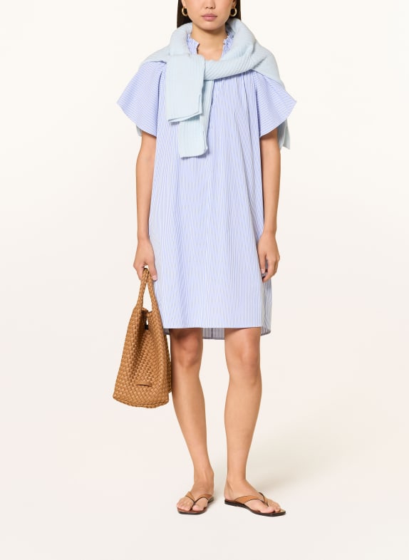 TONNO & PANNA šaty TMAVĚ MODRÁ / BÍLÁ