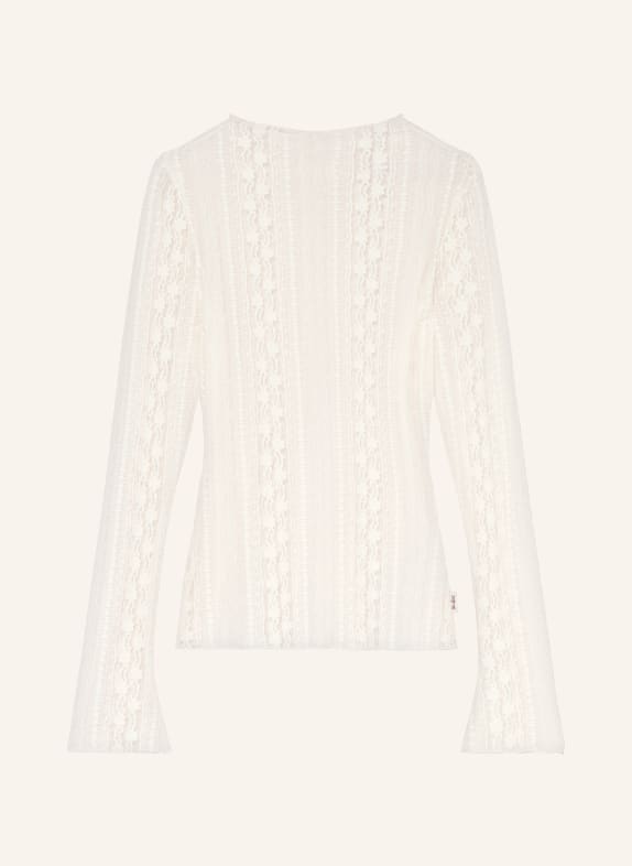 OH APRIL Longsleeve ZAHARA aus Spitze WEISS