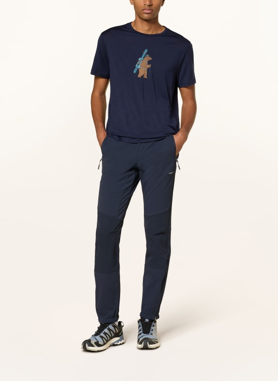 icebreaker T-shirt en laine mérinos BLEU FONCÉ