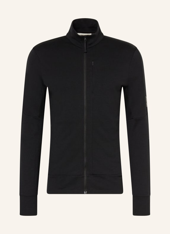 icebreaker Veste intermédiaire MER 260 QUANTUM IV en laine mérinos NOIR