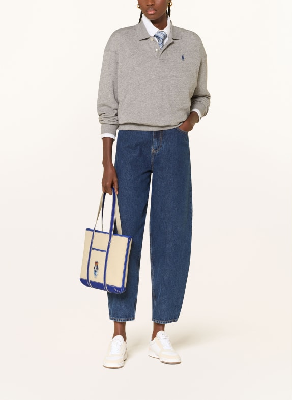 POLO RALPH LAUREN shopper ECRU / BLAUW