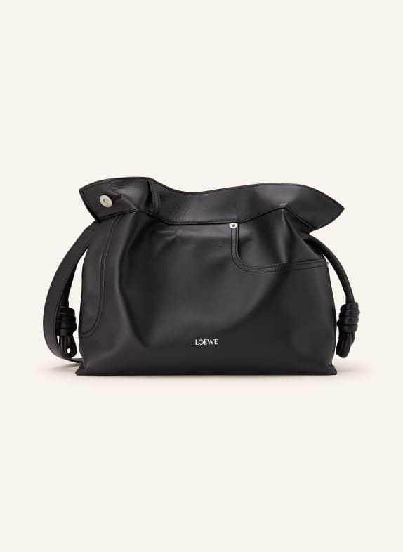 LOEWE Schultertasche FLAMENCO SCHWARZ