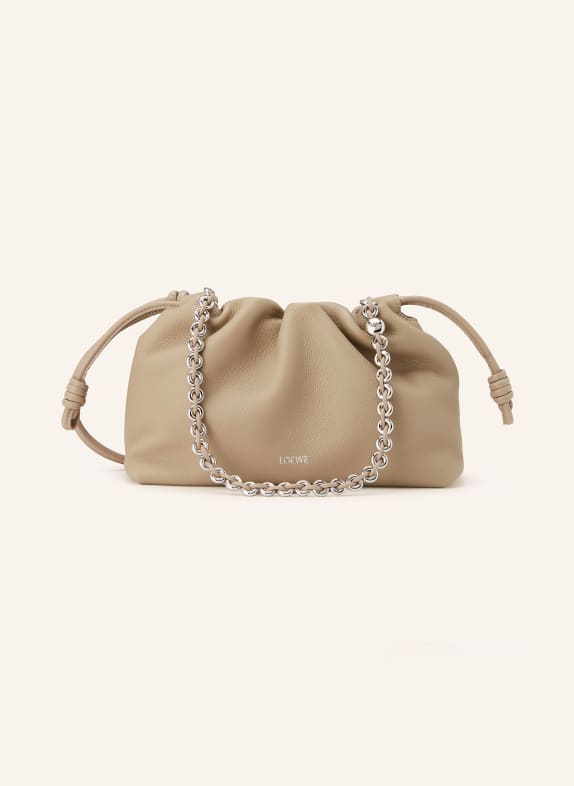 LOEWE Schultertasche FLAMENCO TAUPE