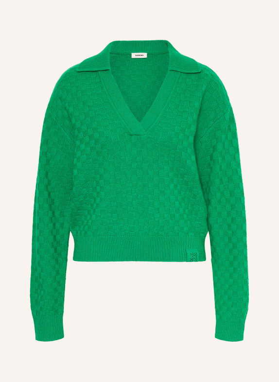 SANDRO Pullover GRÜN