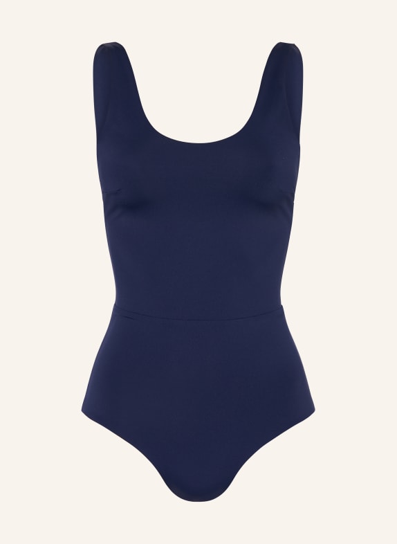 MYMARINI Badeanzug CLASSICS zum Wenden mit UV-Schutz 50+ DUNKELBLAU / SCHWARZ