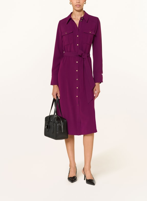 HOBBS Hemdblusenkleid VIOLET FUCHSIA