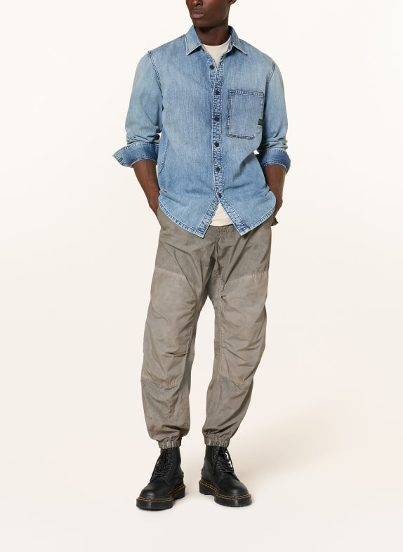 G-Star Cămașă din denim, croială regular ALBASTRU