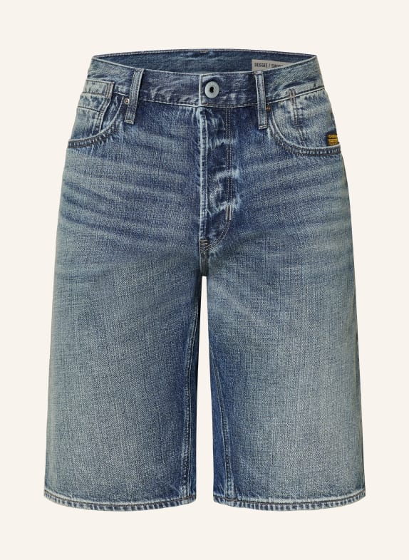 G-Star DEGGIE denim shorts BLUE