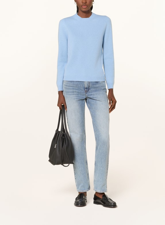 lunaria cashmere Trui van kasjmier LICHTBLAUW