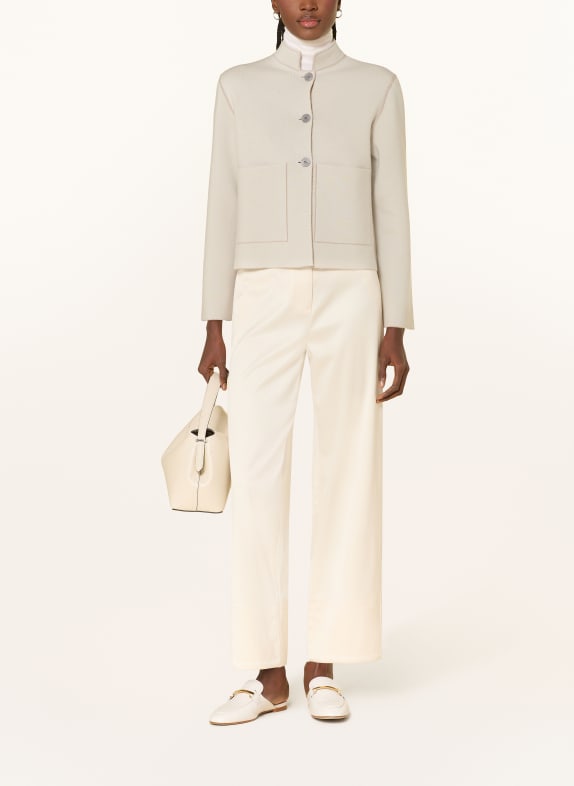 lunaria cashmere Cashmere-Jacke CREME