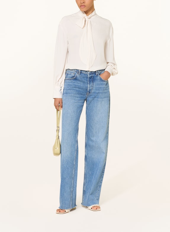 ÉMANOU Overhemdblouse met zijde CRÈME