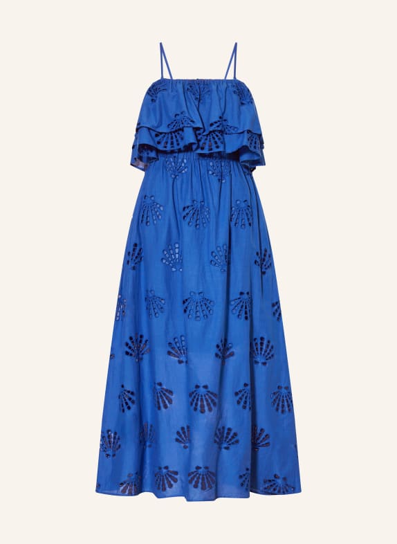 watercult Plážové šaty DOLCE LEMON z krajkové látky MODRÁ