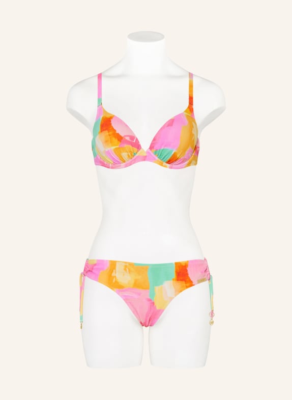 watercult Bikinitop met beugels EMPOWERED PLAY ROZE / GEEL / TURQUOISE