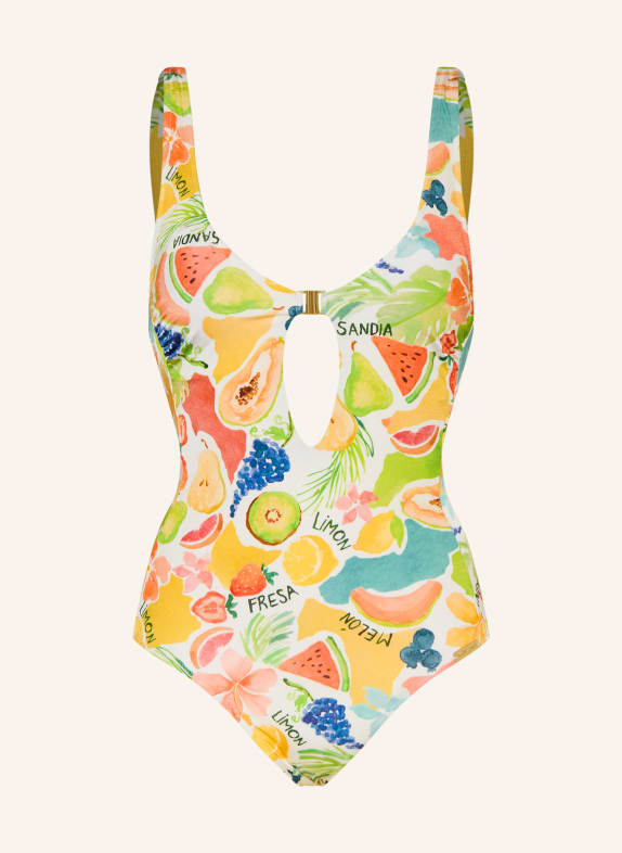 watercult Plavky FRUITBOWL ŽLUTÁ / SVĚTLE ZELENÁ / BÍLÁ