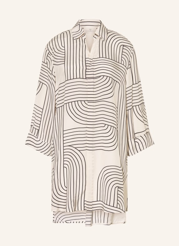 watercult Strandkleid LINE SET mit 3/4-Arm ECRU / SCHWARZ