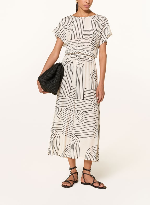 watercult Jumpsuit LINE SET ECRU / SCHWARZ