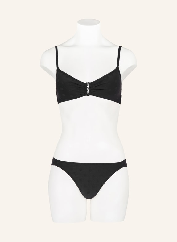 watercult Triangel bikinibroekje MODERN DOTS ZWART