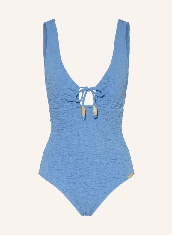 watercult Badeanzug TIDAL TEXTURE HELLBLAU