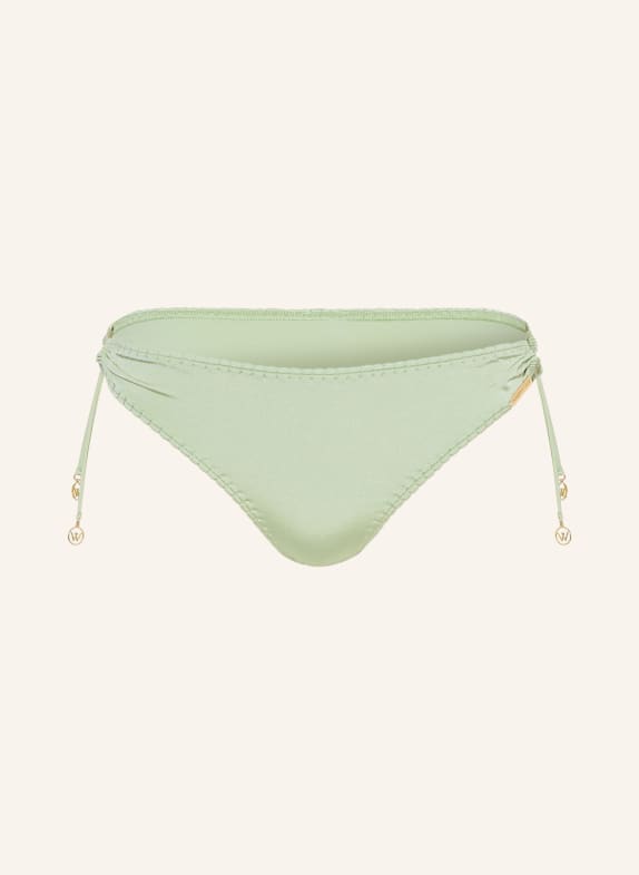 watercult Slip de bikini basic CRAFTED ESSENTIALS VERDE DESCHIS