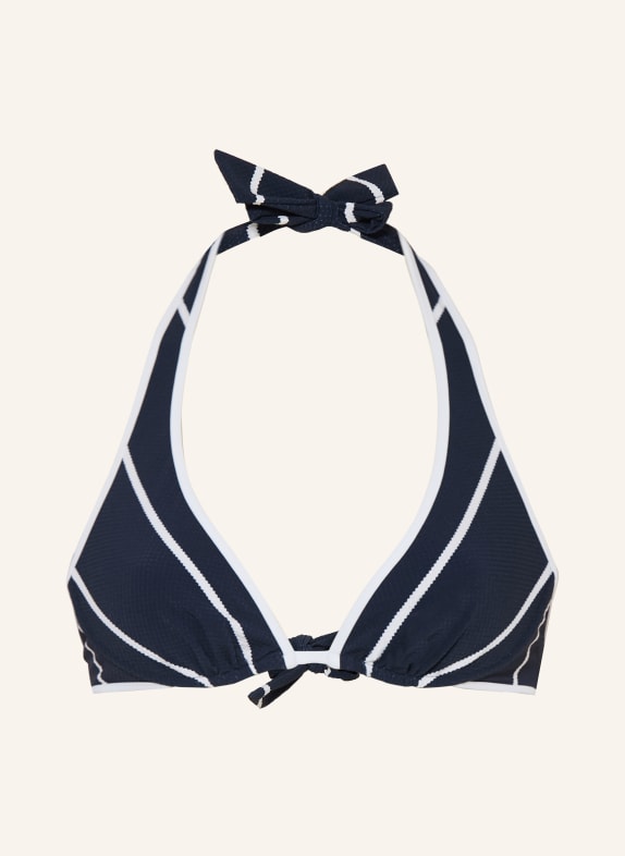 watercult Bikiny s ramínky COASTAL LINES TMAVĚ MODRÁ / BÍLÁ