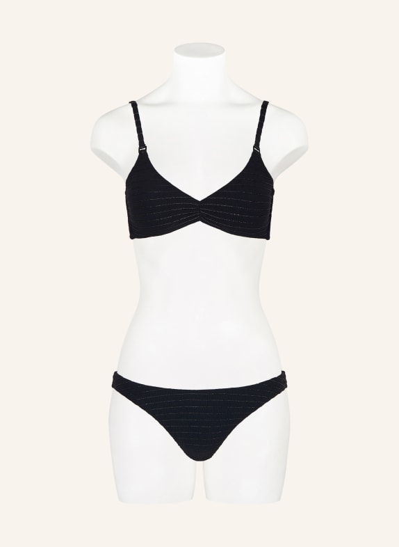 watercult Bralette-bikinitop AFTERLIGHT ZWART / ZILVER
