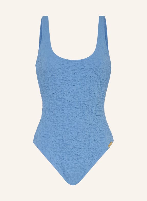 watercult Badeanzug TIDAL TEXTURE HELLBLAU