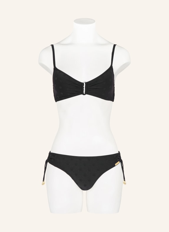 watercult Bralette-bikinitop MODERN DOTS ZWART