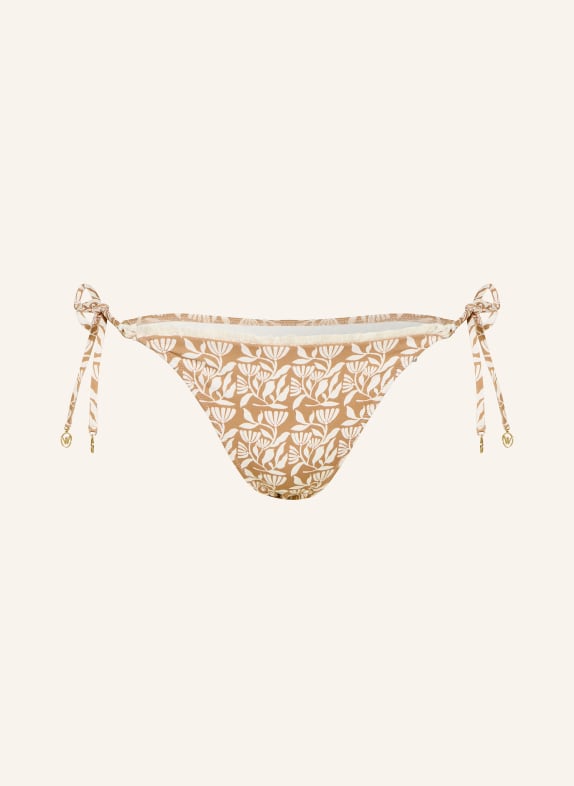 watercult Triangel-Bikini-Hose COASTAL BOHEMIA BEIGE / CREME