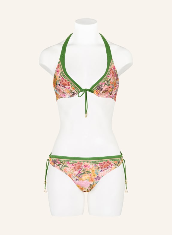 watercult Bh-bikinitop PRETTY BOHO ROZE / LICHTORANJE / GROEN