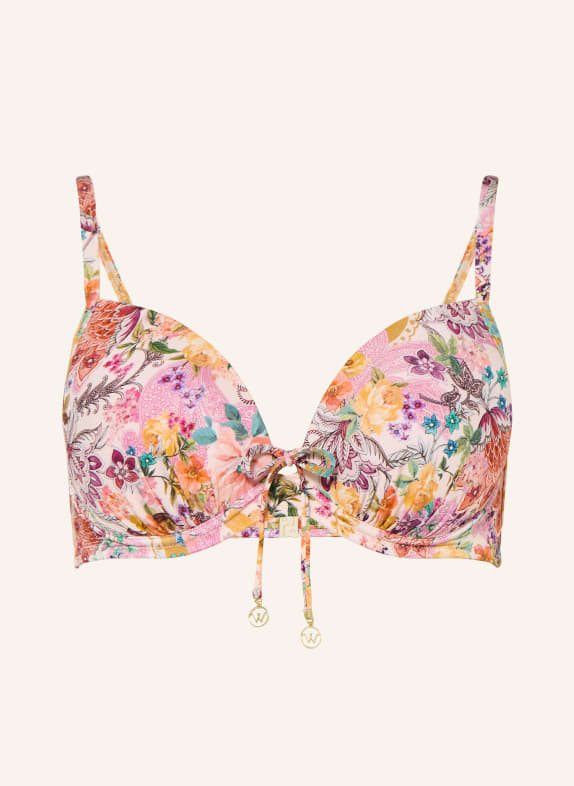 watercult Bügel-Bikini-Top PRETTY BOHO PINK / LILA / HELLORANGE