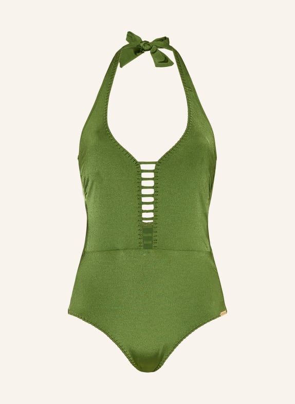 watercult Neckholder-Badeanzug CRAFTED ESSENTIALS OLIV