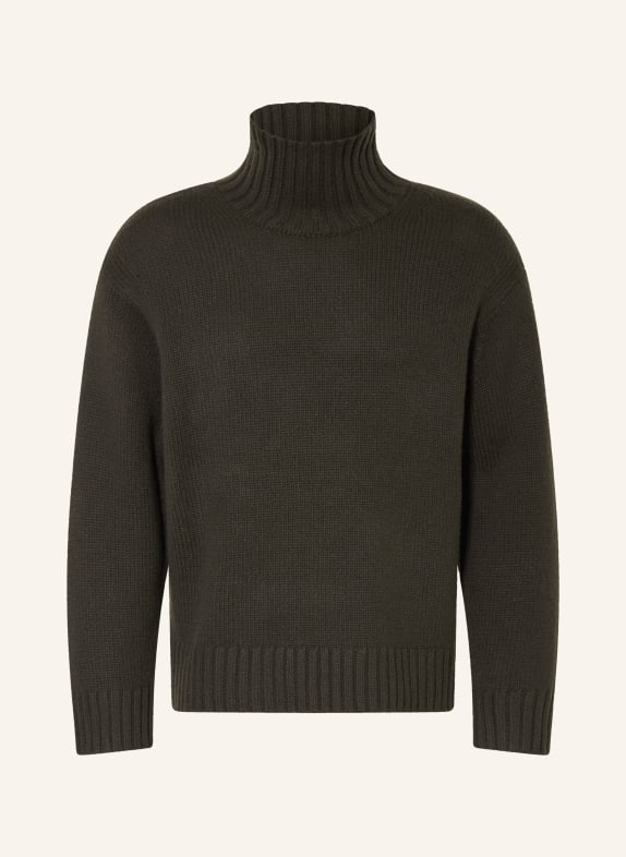 COS Cashmere turtleneck sweater DARK GREEN