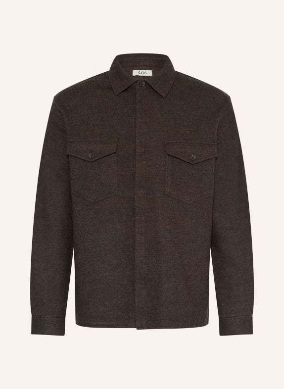 COS Overjacket DUNKELBRAUN