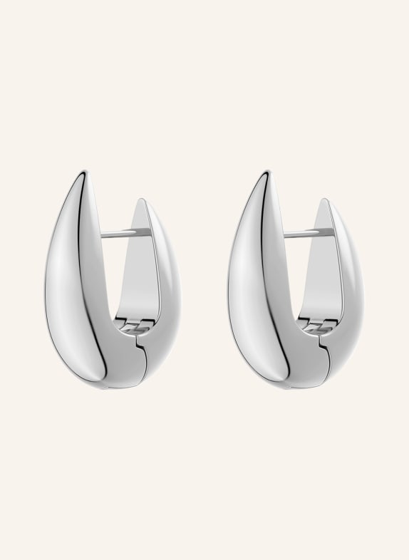 EDBLAD CREST L hoop earrings SILVER